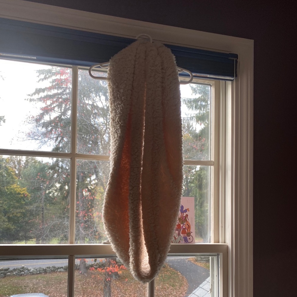 Coziest White Faux Infiniti Scarf